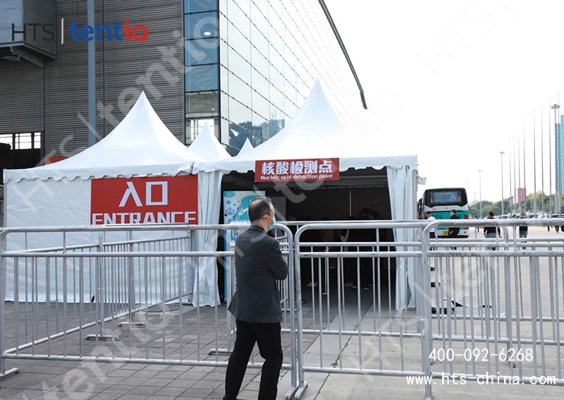 疫情當(dāng)前，華燁鋁合金篷房助力防控行動(dòng)！