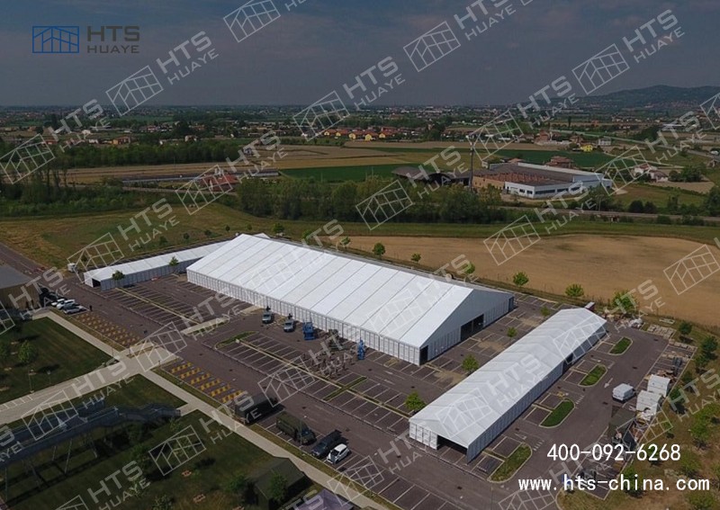 無需復雜地基，現場無加工作業，選簡易戶外倉庫篷房更高效