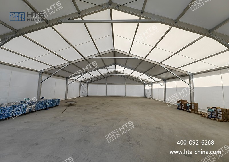 華燁建筑科技為招遠核電提供優(yōu)質(zhì)倉儲篷房